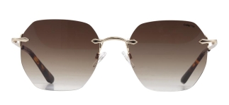 CARETTA CRTTAGÜNŞ 8571-C.02 Güneş Genç Kadın Köşeli Çerçevesiz Metal UV400 