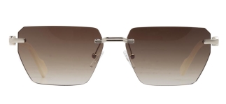 CARETTA CRTTAGÜNŞ 8594-C.02 Güneş Genç Kadın Köşeli Çerçevesiz Metal UV400 