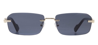 CARETTA CRTTAGÜNŞ 8595-C.01 Güneş Genç Erkek,Kadın,Unisex Köşeli Çerçevesiz Metal UV400 