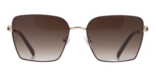 CARETTA CRTTAGÜNŞ 8597-C.02 Güneş Genç Kadın Köşeli Çerçeveli Metal UV400 