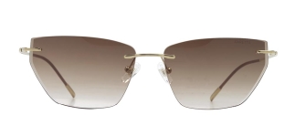 CARETTA CRTTAGÜNŞ 8599-C.03 Güneş Genç Kadın Çekik Çerçevesiz Titanyum UV400 