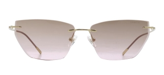 CARETTA CRTTAGÜNŞ 8599-C.04 Güneş Genç Kadın Çekik Çerçevesiz Titanyum UV400 