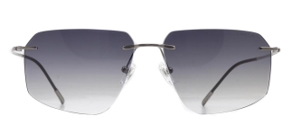 CARETTA CRTTAGÜNŞ 8600-C.04 Güneş Genç Erkek,Kadın,Unisex Köşeli Çerçevesiz Titanyum UV400 