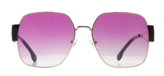 CARETTA CRTTAGÜNŞ 8601-C.01 Güneş Genç Kadın Köşeli Çerçeveli Metal UV400 