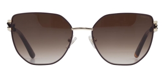 CARETTA CRTTAGÜNŞ 8603-C.02 Güneş Genç Kadın Köşeli Çerçeveli Metal UV400 