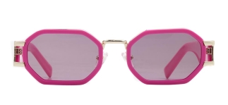 CARETTA CRTTAGÜNŞ 8606-C.03 Güneş Genç Kadın Geometrik Çerçeveli Metal UV400 