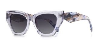 CARETTA CRTTAGÜNŞ 8808-C.01 Güneş Genç Kadın Geometrik Çerçeveli Grilamid TR90 UV400,Polarize - CARETTA (1)