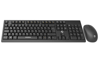 Everest KM-2510 Siyah Kablosuz Q Multimedia Klavye + Mouse Set - Everest (1)