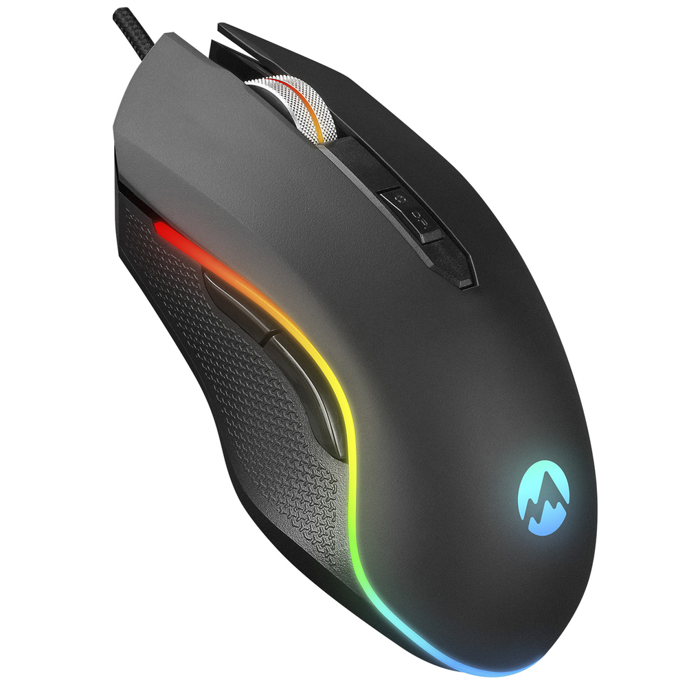 Everest SM-F09 TITANIO Usb Gümüş 7200dpi RGB Ledli Gaming Oyuncu Mouse - 1