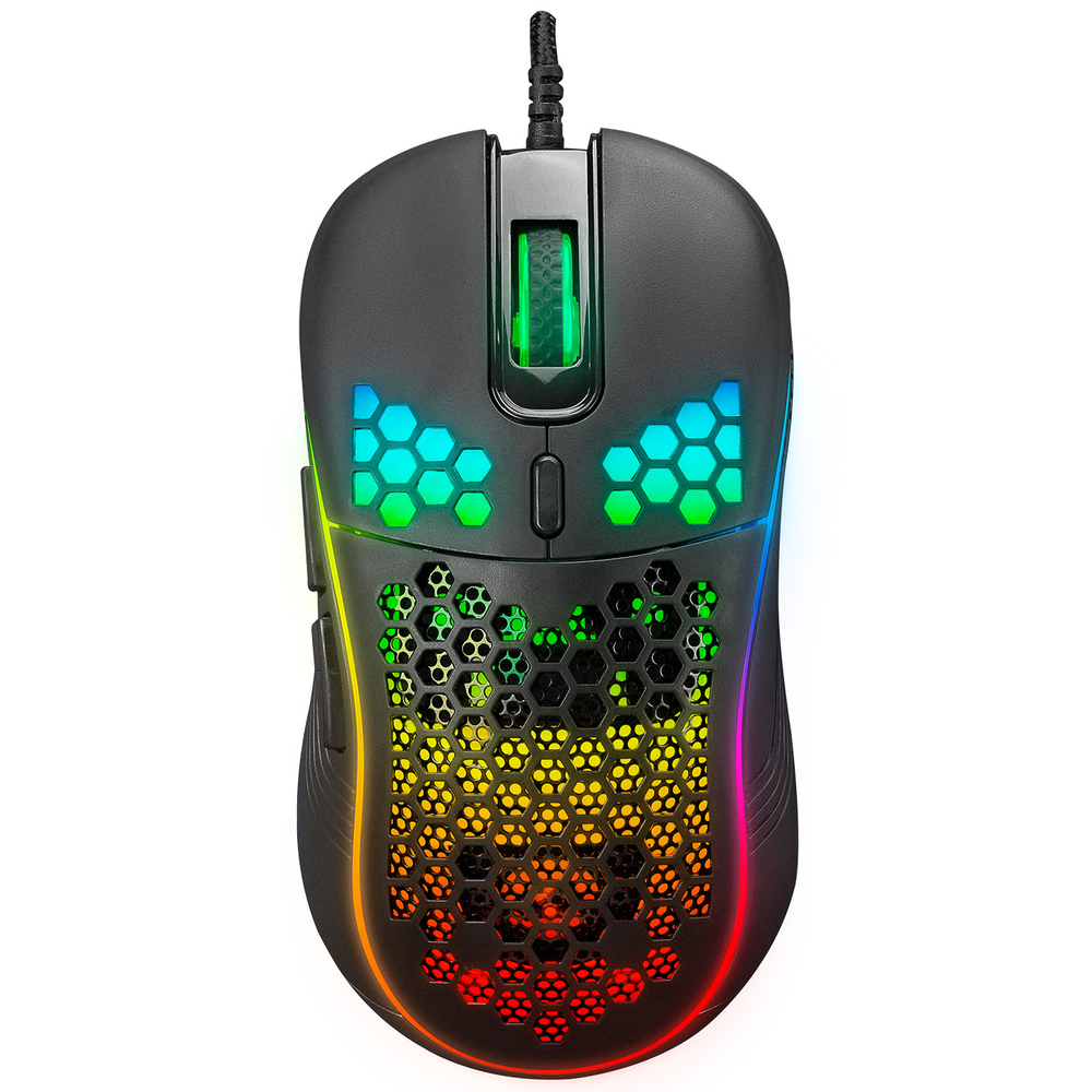 Everest SM-G66 X-HOLE Usb Siyah 7D Optik 8000dpi LED Işıklı Gaming Oyuncu Mouse - 2