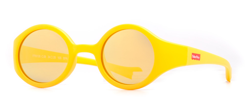 FISHER PRICE FPM108-C.06 Güneş Bebek Erkek,Kadın,Unisex Yuvarlak Çerçeveli Termoplastik TPE Polarize - 2