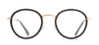 GOLDBERRY GB 4001-C.07 Optik Genç Erkek, Kadın, Unisex Yuvarlak Çerçeveli Asetat 
