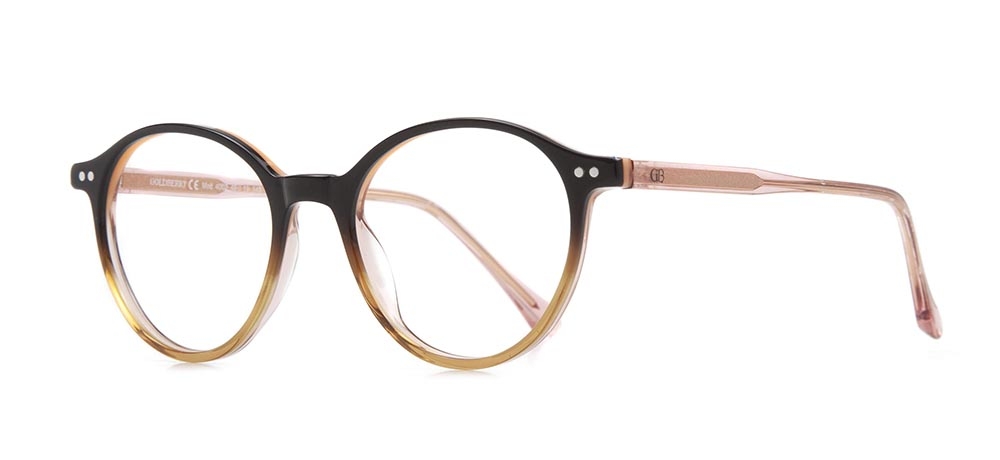 GOLDBERRY GB 4002-C.10 Optik Genç Kadın Yuvarlak Çerçeveli Asetat - 2