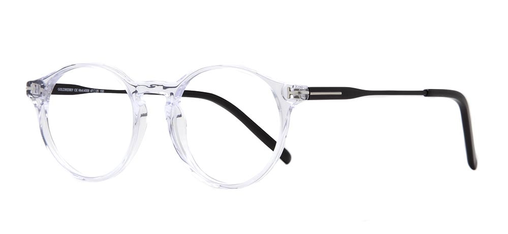 GOLDBERRY GB 4009-C.06 Optik Genç Erkek,Kadın,Unisex Yuvarlak Çerçeveli Asetat - 2