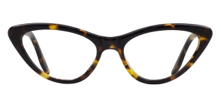 GOLDBERRY GB 4038-C.02 Optik Genç Kadın Çekik Çerçeveli Asetat 