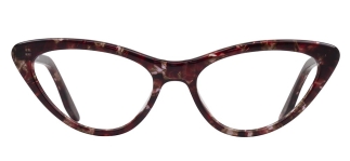 GOLDBERRY GB 4038-C.41 Optik Genç Kadın Çekik Çerçeveli Asetat 