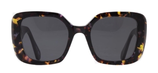 GOLDBERRY GBGNŞ 4525-C.09 Güneş Genç Kadın Köşeli Çerçeveli Asetat UV400 