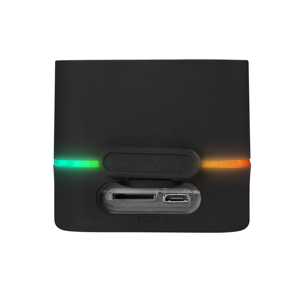 Mikado MD-18BT Siyah DC 5V/USB TF Kartlı Bluetoothlu Led Işklı Şarjlı Speaker Hoparlör - 4