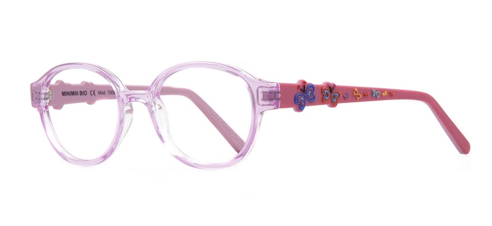 MINIMIX MNMX 1509-C.11 Optik Bebek,Çocuk Erkek,Kadın,Unisex Oval Çerçeveli Grilamid (TR90) - 2