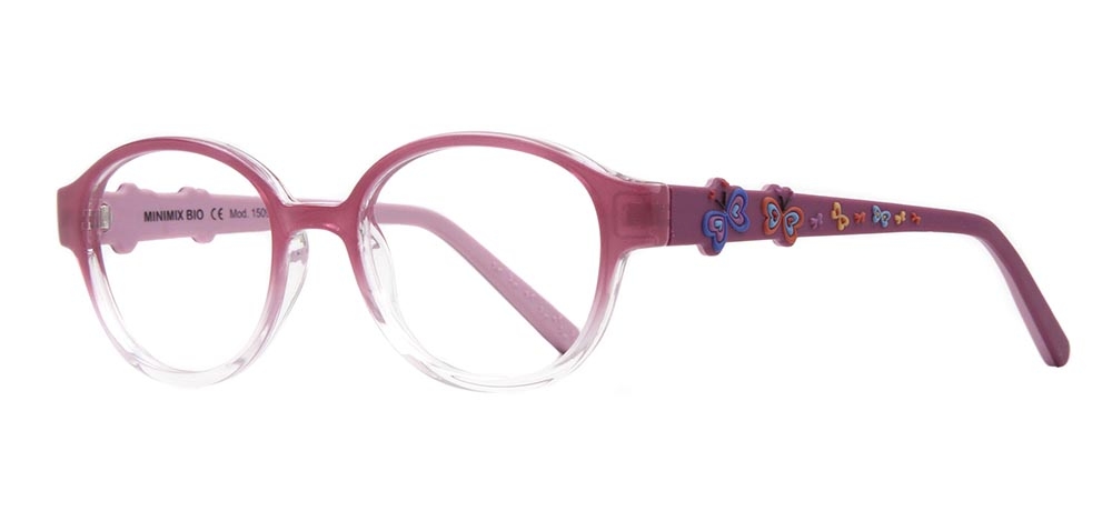 MINIMIX MNMX 1509-C.14 Optik Bebek,Çocuk Erkek,Kadın,Unisex Oval Çerçeveli Grilamid (TR90) - 2