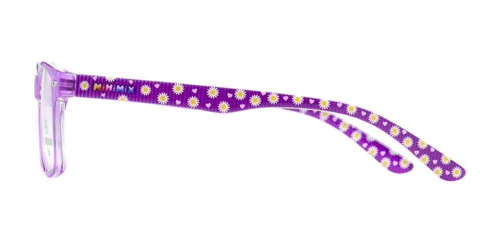 MINIMIX MNMX 1573-C.17 Optik Çocuk Erkek,Kadın,Unisex Köşeli Çerçeveli Grilamid TR90 - 3