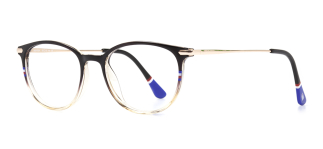 NBA NBA 1504-C.12 Optik Genç Erkek,Kadın,Unisex Oval Çerçeveli Grilamid (TR90) - NBA (1)