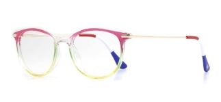 NBA NBA 1504-C.15 Optik Genç Erkek,Kadın,Unisex Oval Çerçeveli Grilamid TR90 - NBA (1)