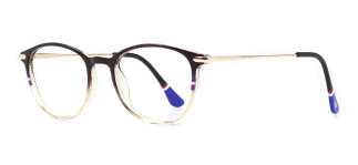 NBA NBA 1505-C.12 Optik Genç Erkek,Kadın,Unisex Oval Çerçeveli Grilamid (TR90) - NBA (1)