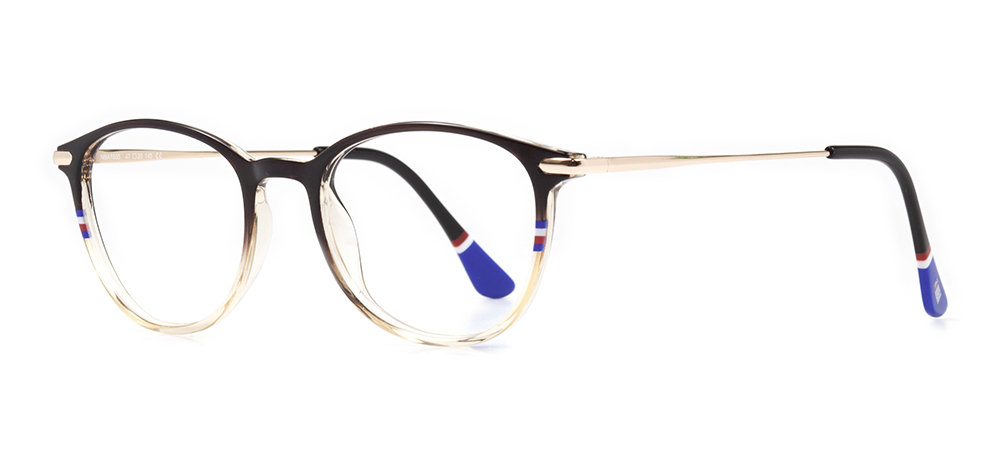 NBA NBA 1505-C.12 Optik Genç Erkek,Kadın,Unisex Oval Çerçeveli Grilamid (TR90) - 2