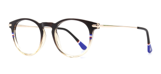 NBA NBA 1506-C.12 Optik Genç Erkek,Kadın,Unisex Oval Çerçeveli Grilamid (TR90) - NBA (1)