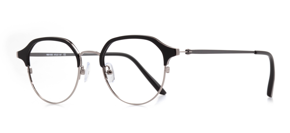 NBA NBA 1555-C.02 Optik Genç Erkek,Kadın,Unisex Geometrik Çerçeveli Titanyum - 2