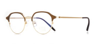 NBA NBA 1555-C.03 Optik Genç Kadın Geometrik Çerçeveli Titanyum - NBA (1)