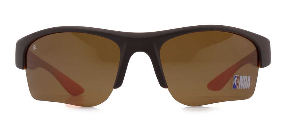NBA NBA GNŞ 1029-C.01 Güneş Genç,Yetişkin Erkek Bombeli Yarım Çerçeveli Grilamid (TR90) Polarize - 1