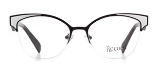 ROCOCO ROC 8102-C.02 Optik Genç Kadın Geometrik Yarım Çerçeveli Metal 