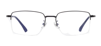 ROCOCO ROC 8552-C.02 Optik Genç Erkek Köşeli Yarım Çerçeveli Titanyum 