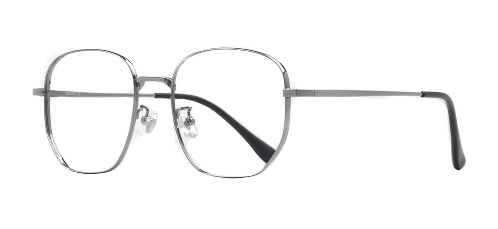 ROCOCO ROC 8553-C.04 Optik Genç Erkek,Kadın,Unisex Köşeli Çerçeveli Titanyum - 2