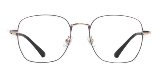 ROCOCO ROC 8554-C.07 Optik Genç Kadın Köşeli Çerçeveli Titanyum - ROCOCO