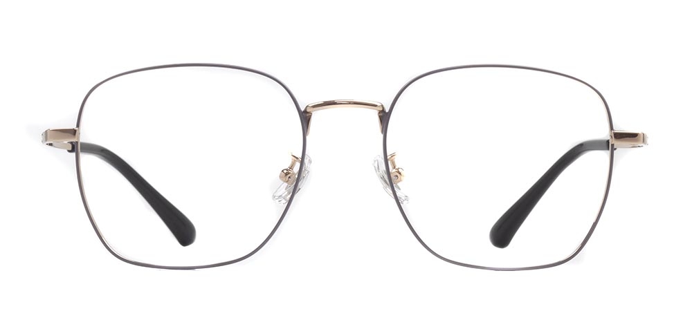 ROCOCO ROC 8554-C.07 Optik Genç Kadın Köşeli Çerçeveli Titanyum - 1