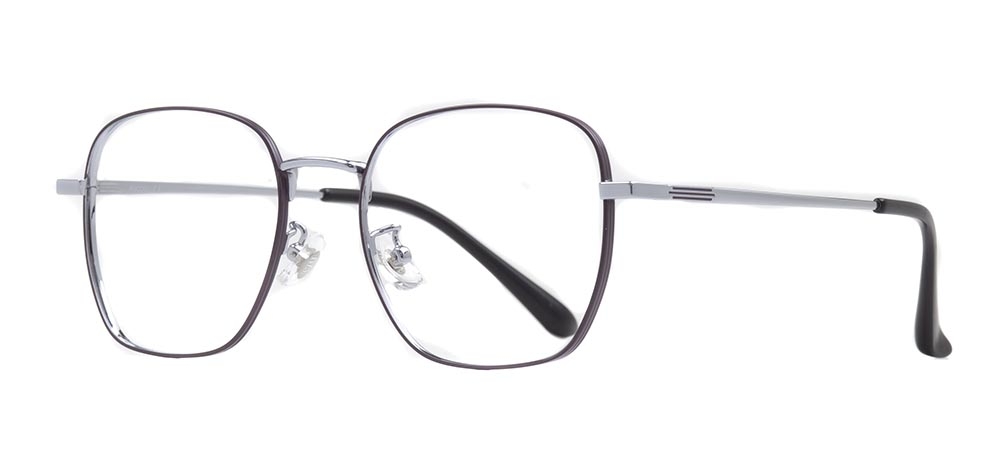 ROCOCO ROC 8554-C.08 Optik Genç Erkek,Kadın,Unisex Köşeli Çerçeveli Titanyum - 2