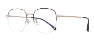 ROCOCO ROC 8555-C.01 Optik Genç Kadın Köşeli Yarım Çerçeveli Titanyum - ROCOCO (1)