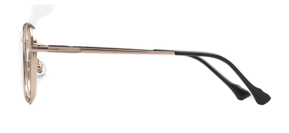 ROCOCO ROC 8557-C.01 Optik Genç Kadın Köşeli Çerçeveli Titanyum - 3