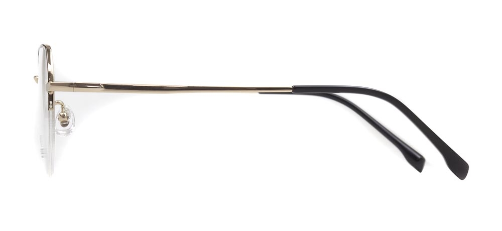 ROCOCO ROC 8558-C.01 Optik Genç Kadın Geometrik Yarım Çerçeveli Titanyum - 3