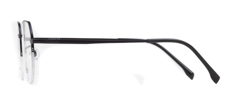 ROCOCO ROC 8558-C.02 Optik Genç Erkek,Kadın,Unisex Geometrik Yarım Çerçeveli Titanyum - 3