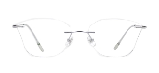 ROCOCO ROC 8559-C.02 Optik Genç Kadın Çekik Çerçevesiz Titanyum - ROCOCO