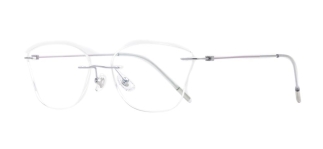 ROCOCO ROC 8559-C.02 Optik Genç Kadın Çekik Çerçevesiz Titanyum - ROCOCO (1)