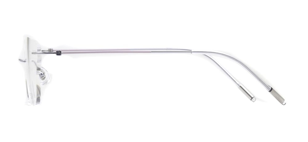 ROCOCO ROC 8559-C.02 Optik Genç Kadın Çekik Çerçevesiz Titanyum - 3