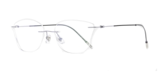 ROCOCO ROC 8559-C.04 Optik Genç Kadın Çekik Çerçevesiz Titanyum - ROCOCO (1)