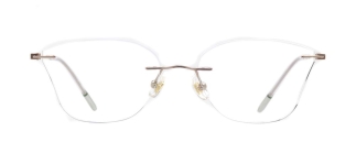 ROCOCO ROC 8559-C.05 Optik Genç Kadın Çekik Çerçevesiz Titanyum - ROCOCO