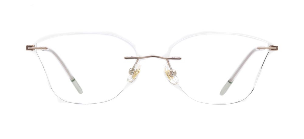 ROCOCO ROC 8559-C.05 Optik Genç Kadın Çekik Çerçevesiz Titanyum - 1