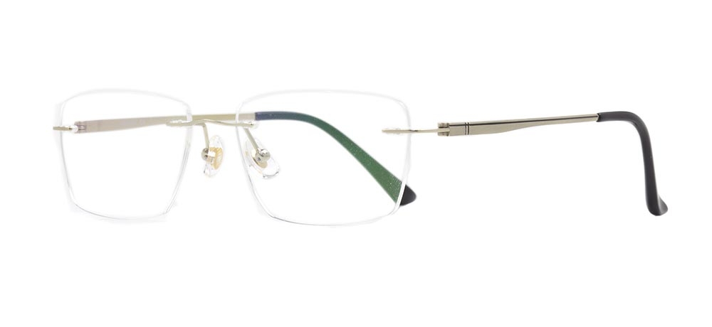 ROCOCO ROC 8560-C.01 Optik Genç Erkek Köşeli Çerçevesiz Titanyum - 2